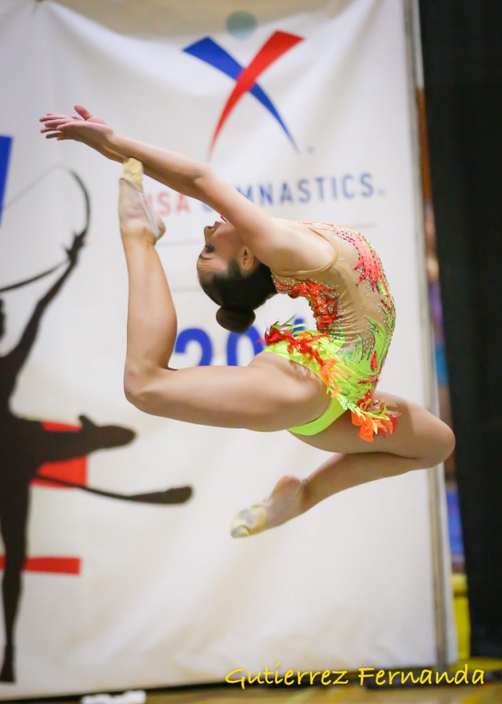 Fernanda Gutierrez, a 9th grader at Olympian High - invited to represent the USA as a member of Team Grace through the International Federation of Aesthetic Group Gymnastics